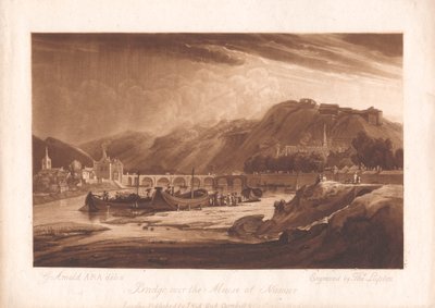Puente sobre el Mosa en Namur de Thomas Goff Lupton