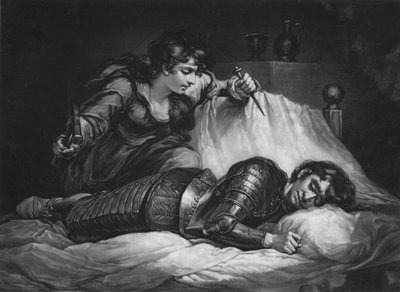 Jael y Sísara - Jueces Capítulo 4, 1825 de Thomas Goff Lupton