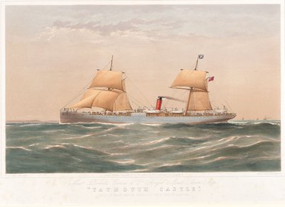 Barco de vapor de Royal Mail "Taymouth Castle de Thomas Goldsworth Dutton