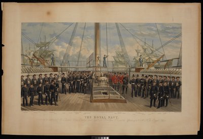 La Marina Real. Dedicado al Almirante Sir Thomas Sabrine Pasley... del H.M.S. The Royal Oak de Thomas Goldsworth Dutton
