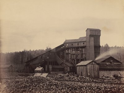 Rompedor de Gibson, Rushdale, Del.  Hudson Canal Co.,c. 1863-1865 (foto) de Thomas H. Johnson