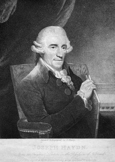Joseph Haydn (grabado) de Thomas Hardy