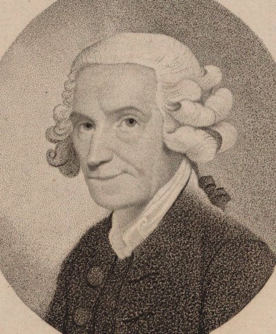 Retrato del organista y compositor James Nares 1715-1783, 1795 de Thomas Hardy