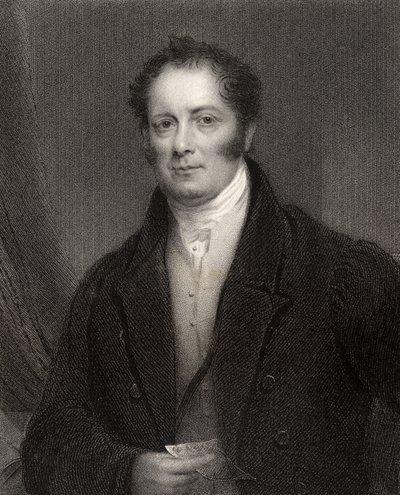 Edward Baines, grabado por J. Cochran, de 