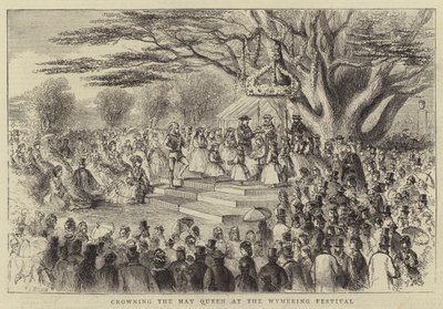 Coronación de la Reina de Mayo en el Festival de Wymering de Thomas Harrington Wilson