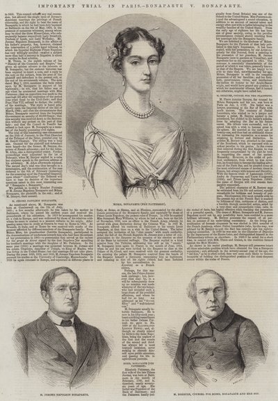Juicio importante en París, Bonaparte contra Bonaparte de Thomas Harrington Wilson