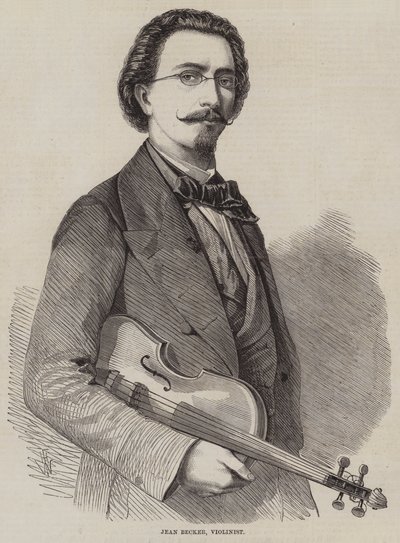 Jean Becker, violinista de Thomas Harrington Wilson