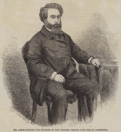 El Sr. James Hodges, el constructor del Puente Victoria sobre el San Lorenzo de Thomas Harrington Wilson