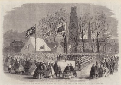 Presentación de una Trompeta de Plata al Cuerpo de Artillería y un Clarín de Plata al Cuerpo de Fusileros, en Boston de Thomas Harrington Wilson