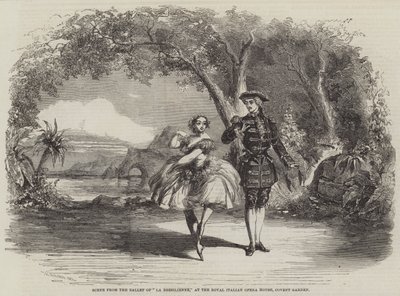 Escena del ballet de La Brasileña, en la Royal Italian Opera House, Covent Garden de Thomas Harrington Wilson