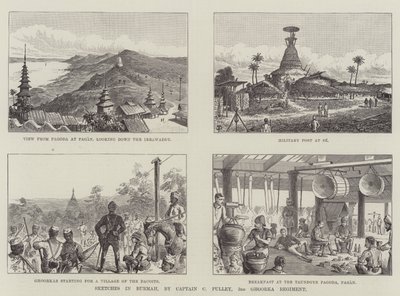 Bocetos en Birmania de Thomas Harrington Wilson