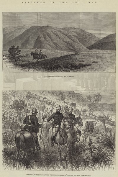 Bocetos de la Guerra Zulú de Thomas Harrington Wilson