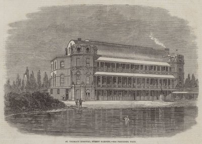 Hospital de St Thomas, Surrey Gardens de Thomas Harrington Wilson