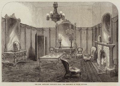El Baile de la Compañía de Artillería Honorable, el Boudoir de la Princesa de Gales de Thomas Harrington Wilson