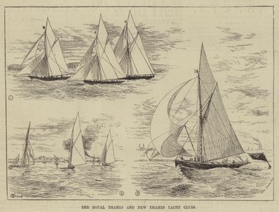 Los clubes de yates Royal Thames y New Thames de Thomas Harrington Wilson
