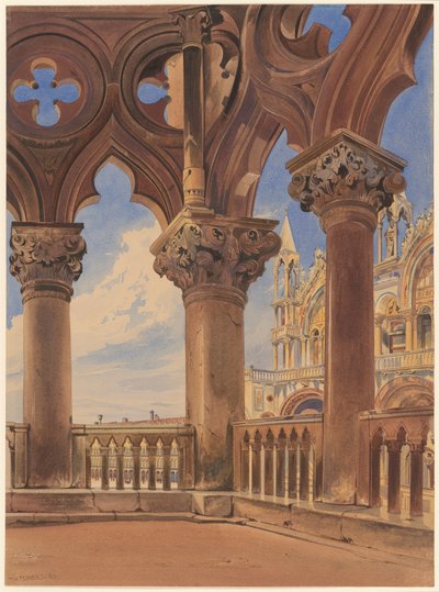 Plaza de San Marcos desde el Palacio Ducal de Thomas Hartley Cromek