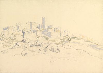 La Acrópolis desde el Areópago, Atenas, 24 de abril de 1846 de Thomas Hartley Cromek