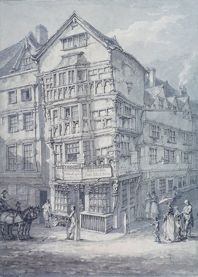 Chancery Lane, Londres, 1814 de Thomas Hearne