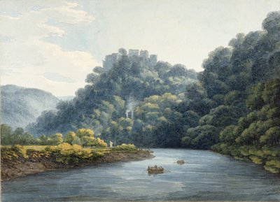 Castillo de Goodrich en el Wye de Thomas Hearne