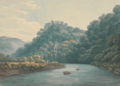 Castillo de Goodrich en el Wye de Thomas Hearne