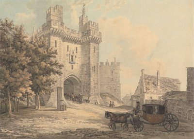 La puerta del castillo de Lancaster de Thomas Hearne