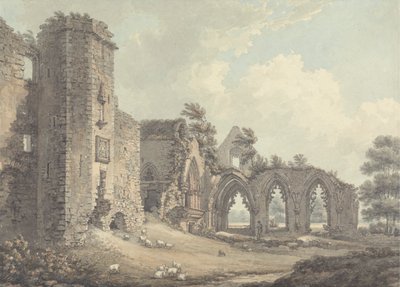 Las ruinas del Colegio de Lincluden, cerca de Dumfries de Thomas Hearne