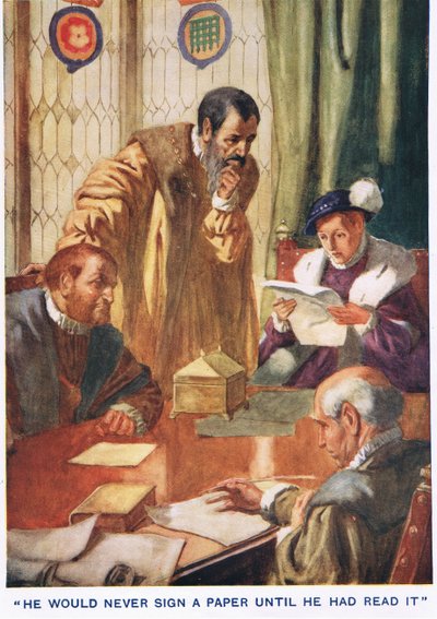Nunca firmaba un papel hasta que lo había leído. de Thomas Heath Robinson