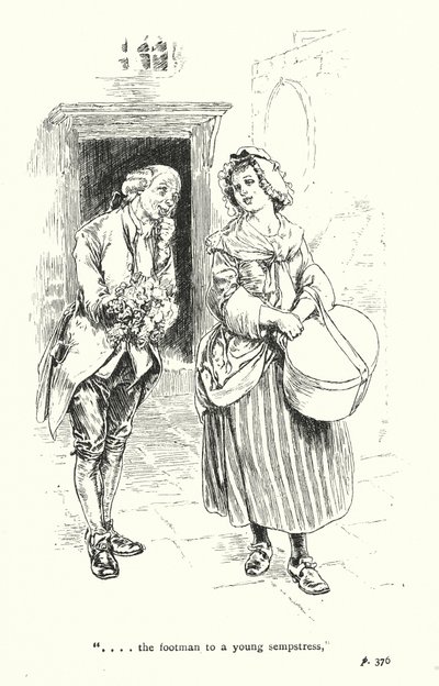 Ilustración para Un viaje sentimental de Laurence Sterne (litografía) de Thomas Heath Robinson