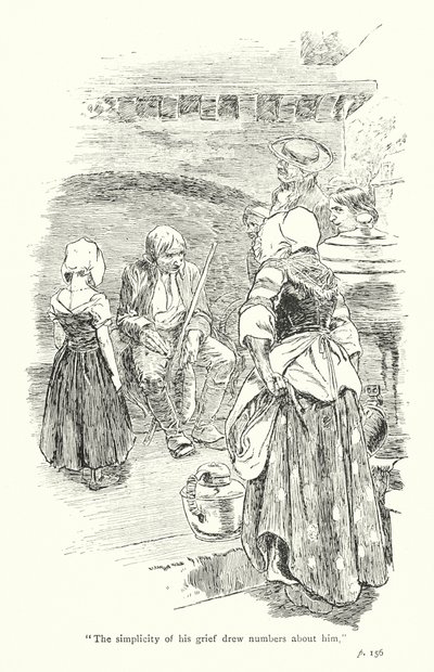 Ilustración para Un viaje sentimental de Laurence Sterne (litografía) de Thomas Heath Robinson