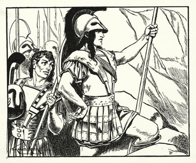 Leonidas (litho) de Thomas Heath Robinson