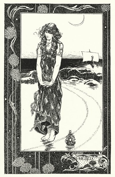 Medea (litografía) de Thomas Heath Robinson