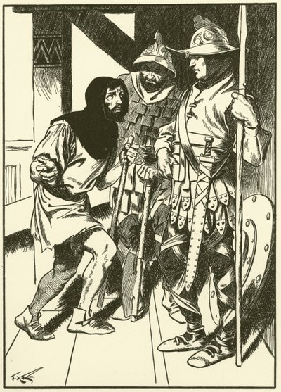 El carbonero del palacio (grabado) de Thomas Heath Robinson
