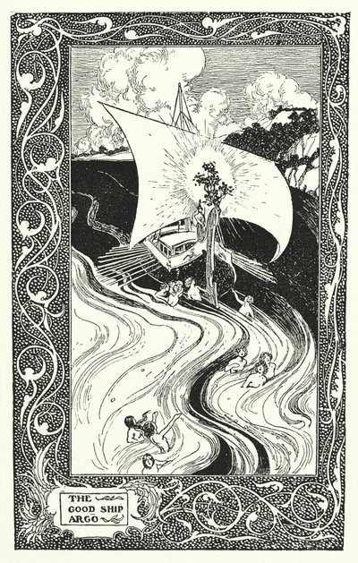 El Buen Barco "Argo" (litografía) de Thomas Heath Robinson