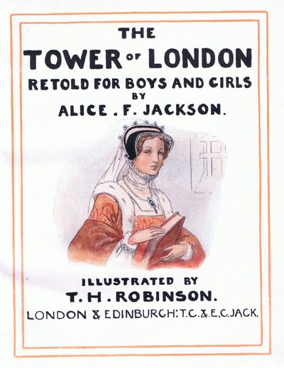 Portada (litografía en color) de Thomas Heath Robinson