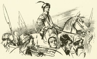 Wat Tyler (grabado) de Thomas Heath Robinson