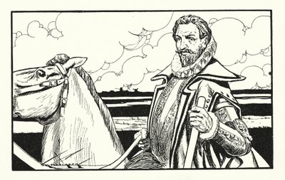 Guillermo el Silencioso, héroe de Holanda (litografía) de Thomas Heath Robinson