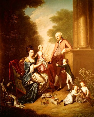 1er Conde Mount Cashell y familia de Thomas Hickey