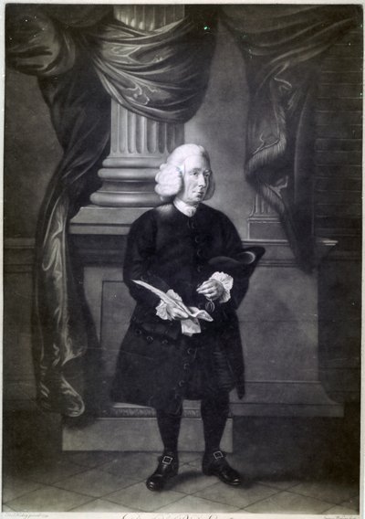 Daniel Race, grabado por James Watson, 1773 de Thomas Hickey