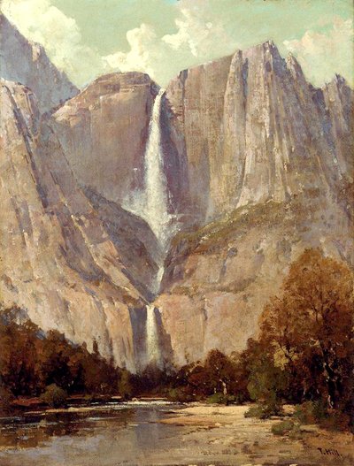 Cascada Bridalveil, Yosemite de Thomas Hill