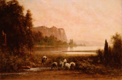 Tramperos en las montañas de Yosemite, 1899 de Thomas Hill