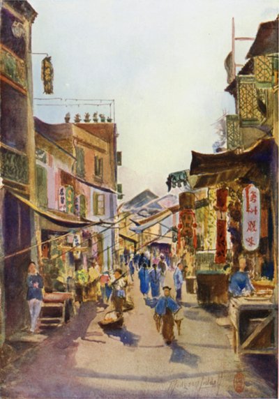 Una calle en Macao de Thomas Hodgson Liddell