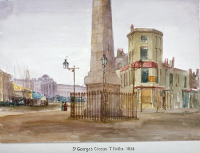 Circo de San Jorge, Southwark, Londres de Thomas Hollis
