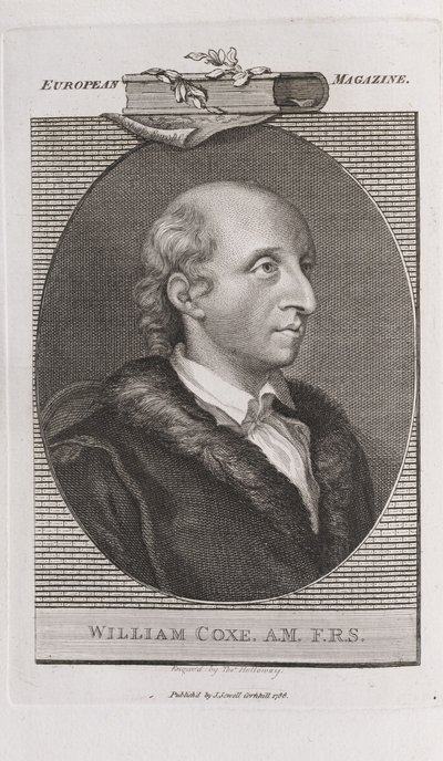 Retrato de William Coxe 1748-1828, 1786 de Thomas Holloway