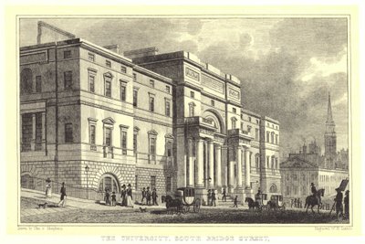 La Universidad, South Bridge Street de Thomas Hosmer (after) Shepherd