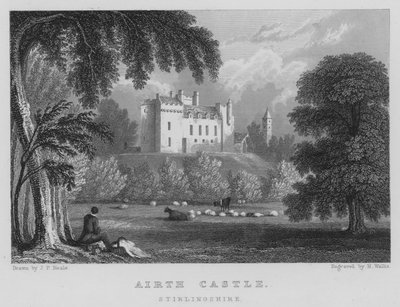 Castillo Airth, Stirlingshire de Thomas Hosmer Shepherd