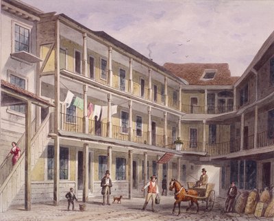 Aldgate High Street, Londres, c. 1850 de Thomas Hosmer Shepherd
