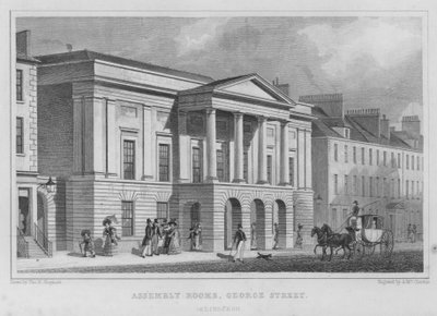 Salones de la Asamblea, George Street, Edimburgo de Thomas Hosmer Shepherd