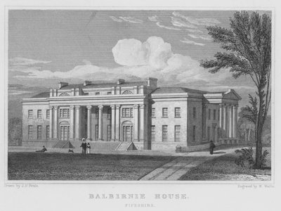 Casa Balbirnie, Fifeshire de Thomas Hosmer Shepherd