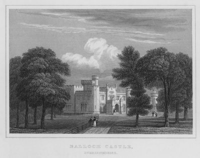 Castillo de Balloch, Dumbartonshire de Thomas Hosmer Shepherd