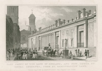 Banco de Inglaterra, Frentes de Sir John Soane de Thomas Hosmer Shepherd
